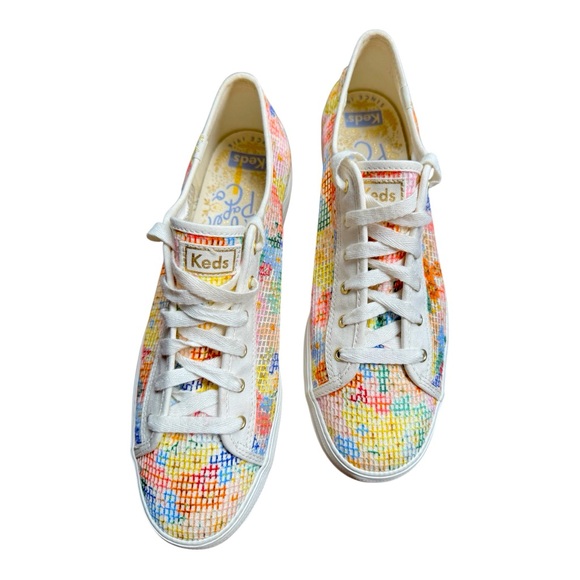 Keds x Rifle Paper Co. Triple Kick Mesh “Margaux” Lace-Up Sneakers - Picture 2 of 8